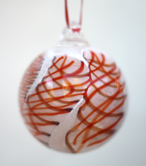 Click to view detail for DB-1032 Ornament - Red and White Cane $37